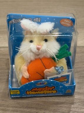 Carrots Webkinz Mazin Hamster Easter Bunny Sealed Unused Code First Edition NEW!